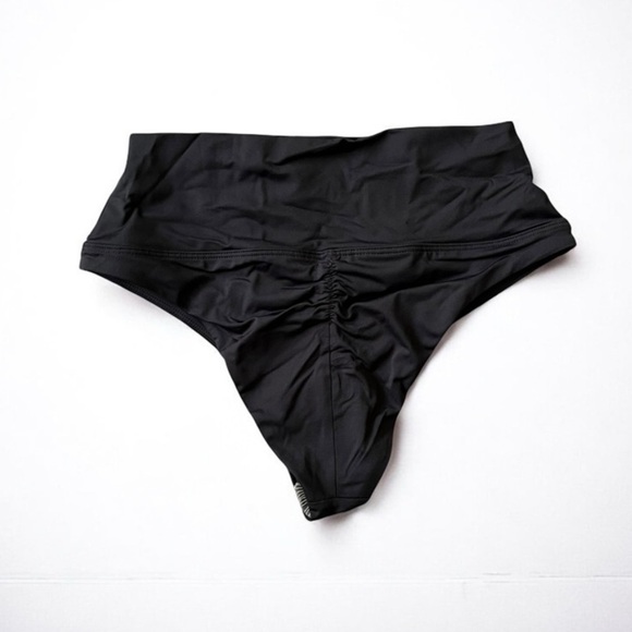 🌻NEW w/tags Prana XS Willow Falls Reversible Swim Top Black Aurelia Bottom Set - Picture 11 of 16